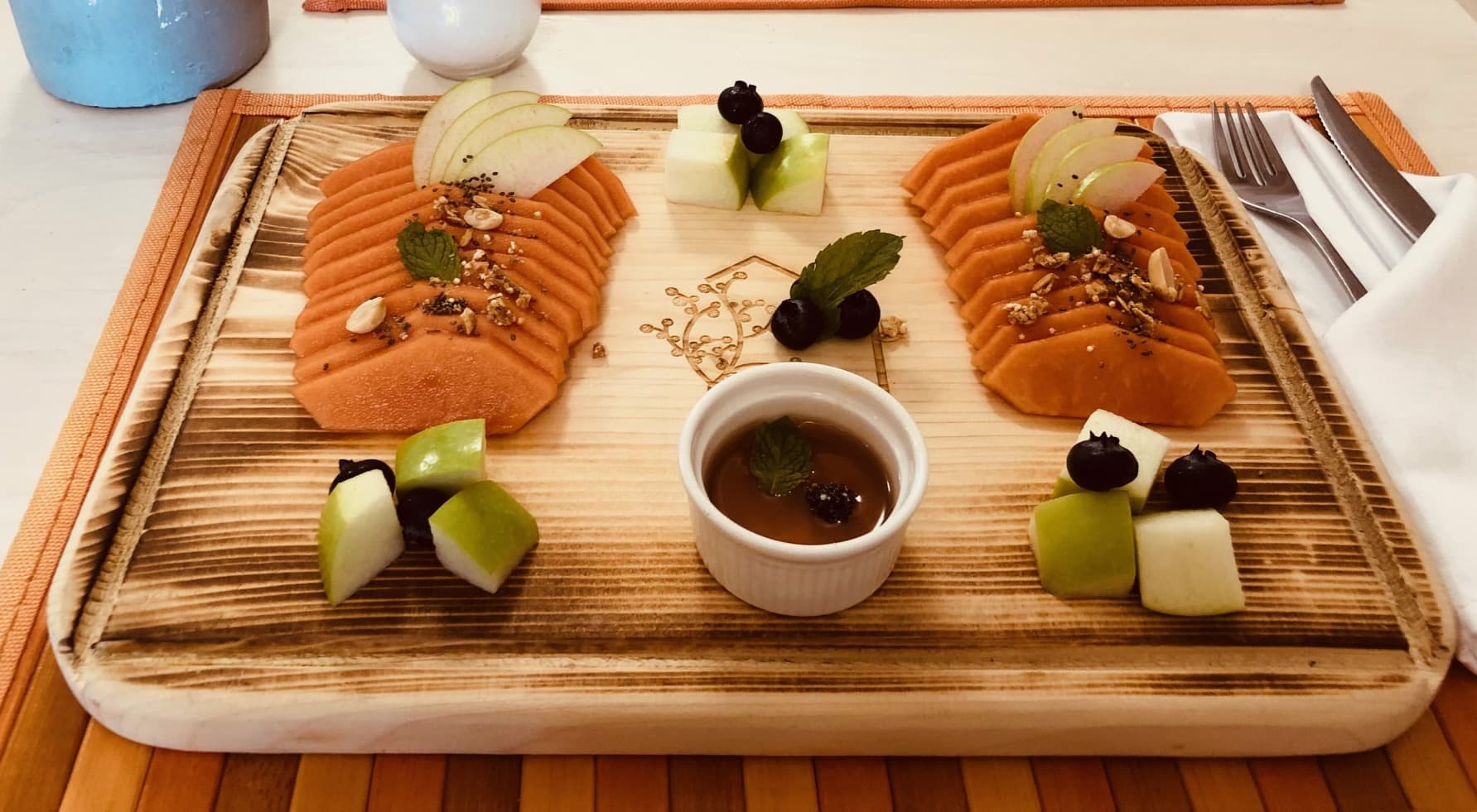 Plato de Fruta de la Estación