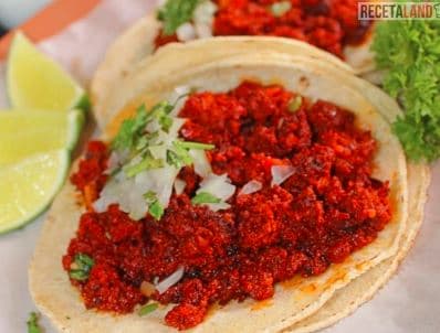 TACO CON CHORIZO
