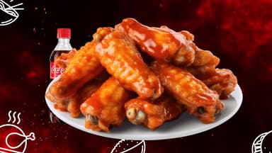 Combo 6 Alas Miel Mostaza + Papas + Bebida 250 ML