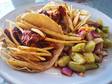 Tacos de Cecina Adobada