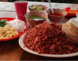Medio kilo de carne al pastor