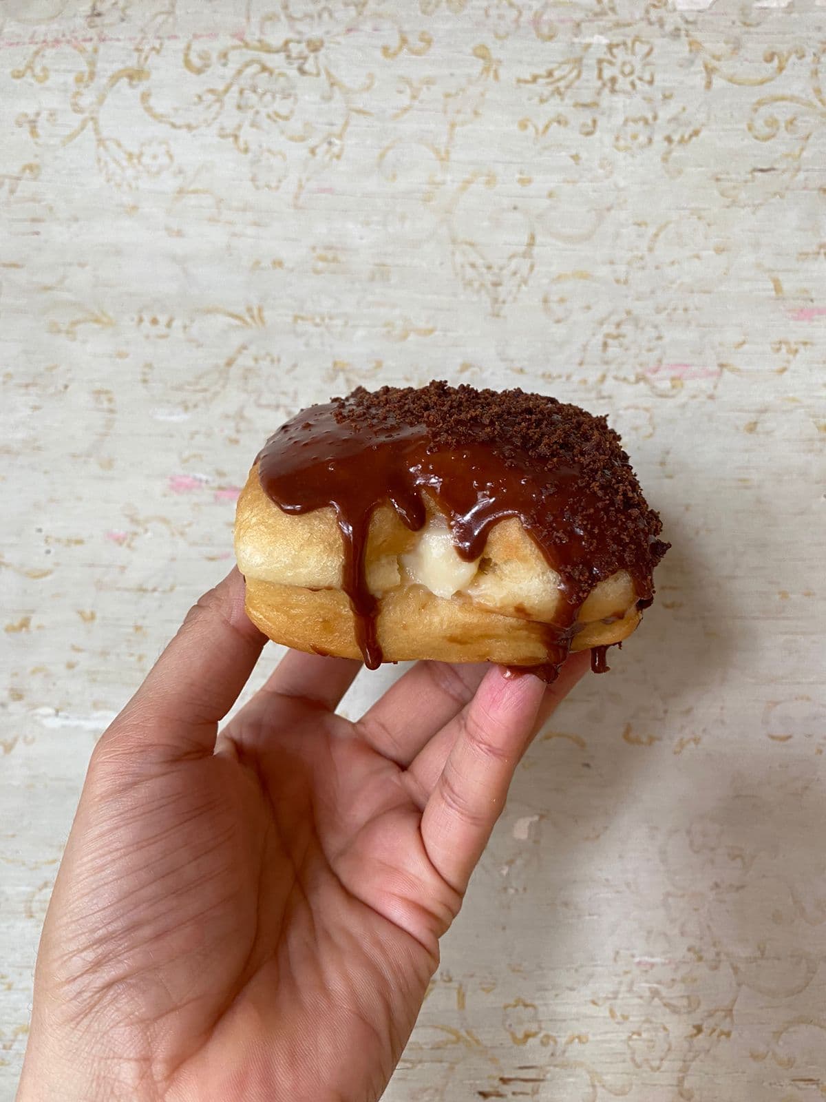 Boston crema pastelera