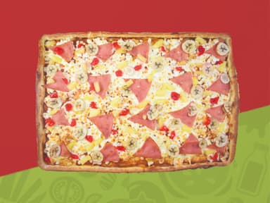 Pizza Media Metro Hawaiana