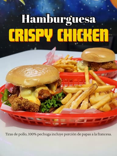Hamburguesa Tiras Crispy