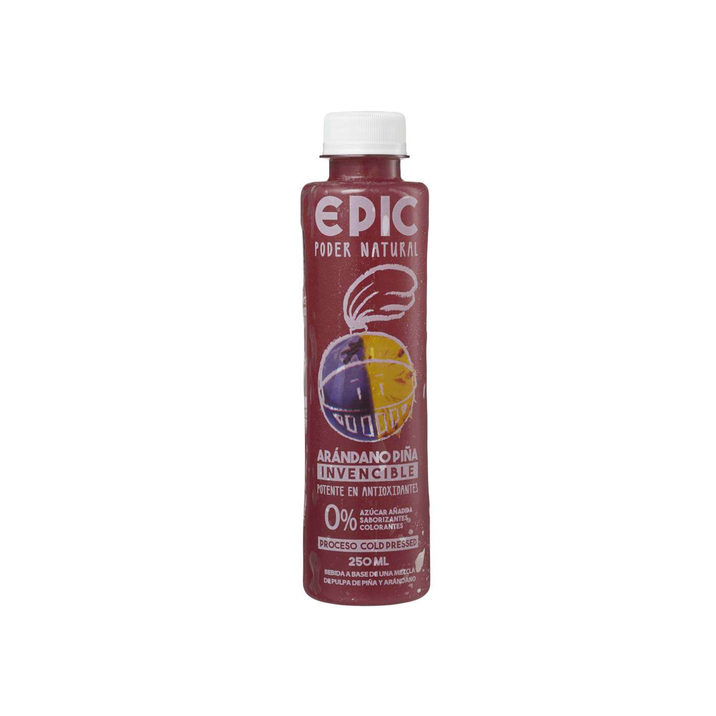 Jugo EPIC Arándano y Piña 250 Ml.