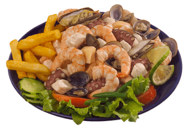 Mariscada con Camarón Regular