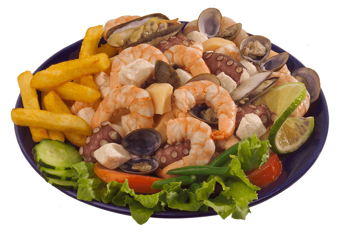 Mariscada con Camarón Mediano