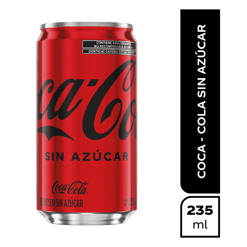 Coca Cola sin Azúcar 235 ml