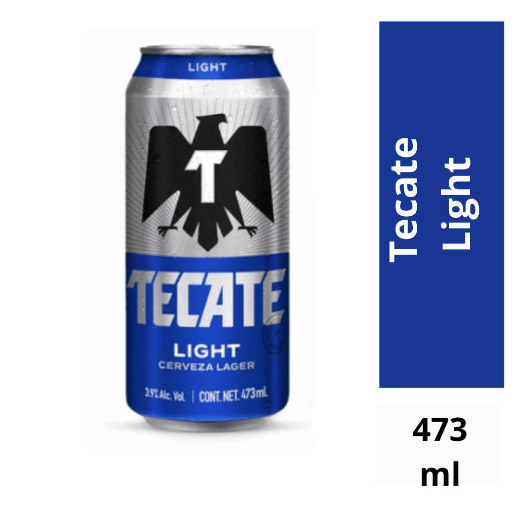 Tecate light 473 ml