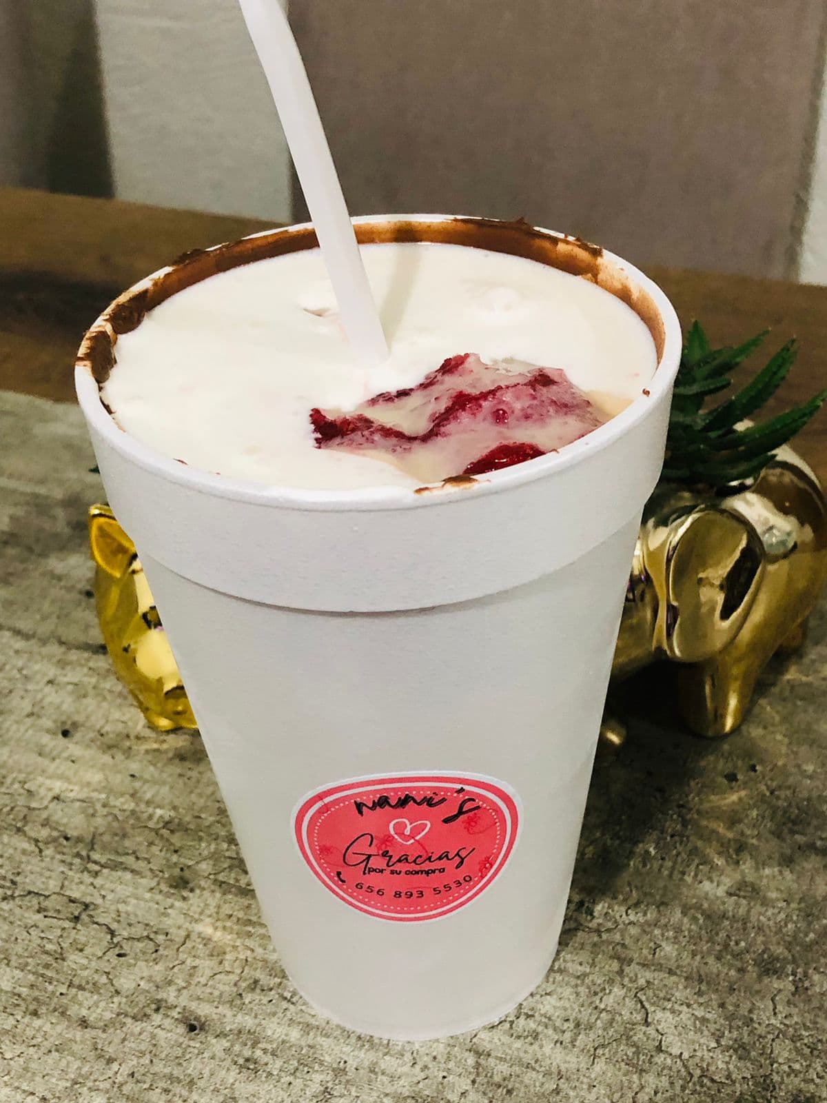 Fresas con Crema y Nutella 1 L