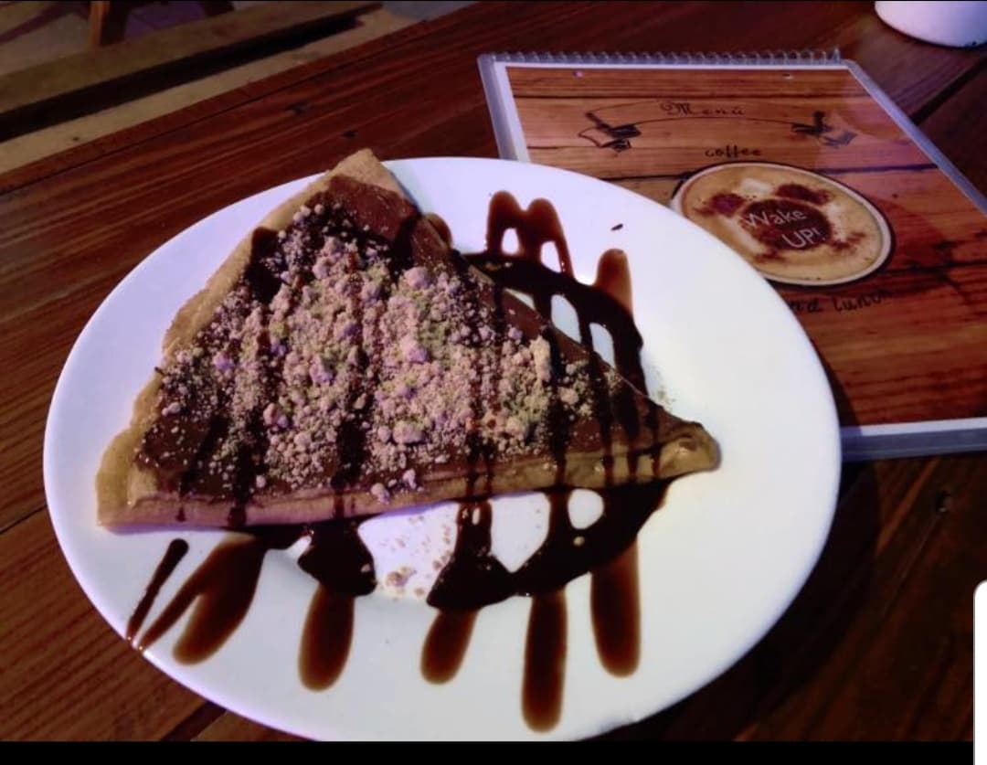 Crepa Nutella o Crema de Cacahuate con Nieve