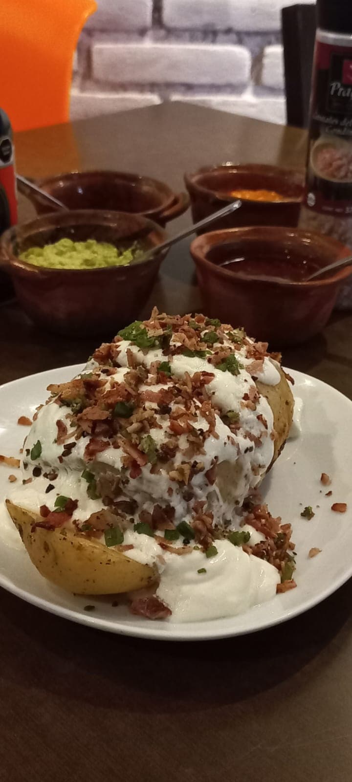 Papa Asada al Carbón..