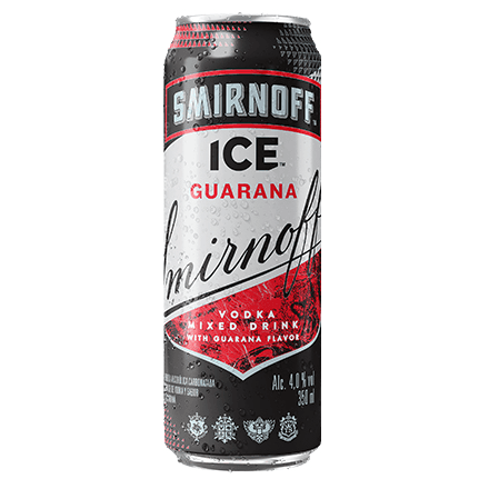 Bebida Alcohólica Smirnoff Ice Guaraná Lata 350 ml X2
