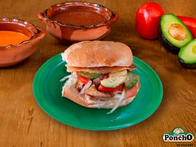 Tortas con Promo: Milanesa, Chorizo, Pierna