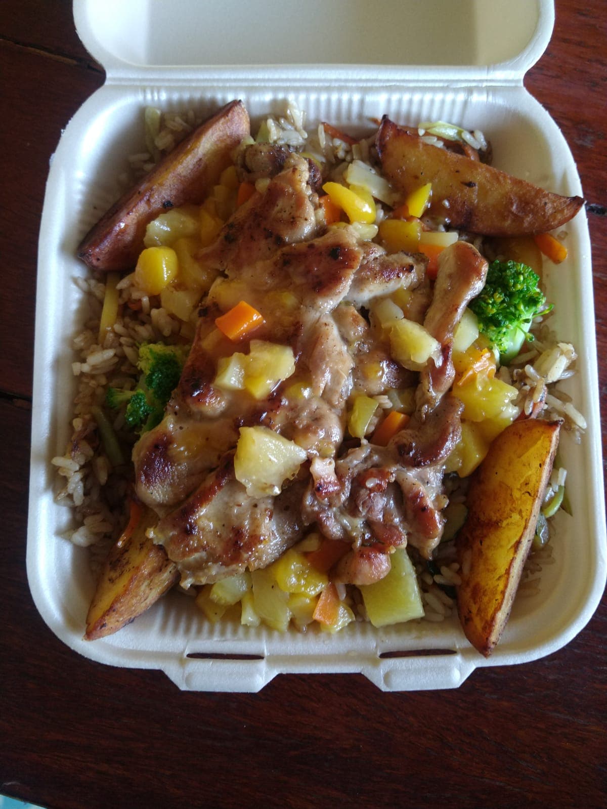 Arroz Frito con Camarones al Ajillo Promo