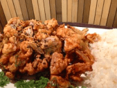 Tempura con Pollo