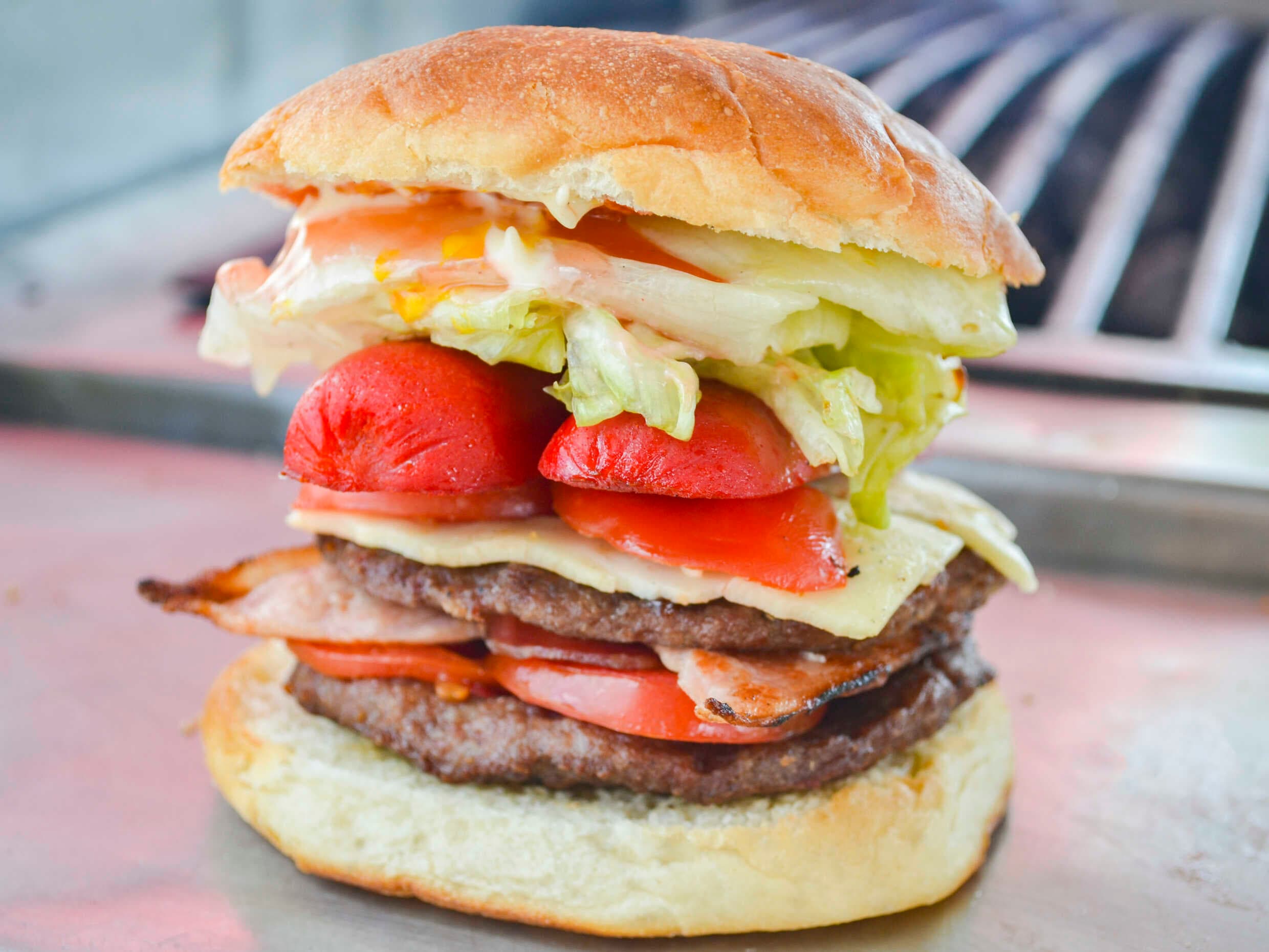 Hamburguesa Doble Sencilla