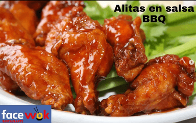 Alitas en Salsa BBQ