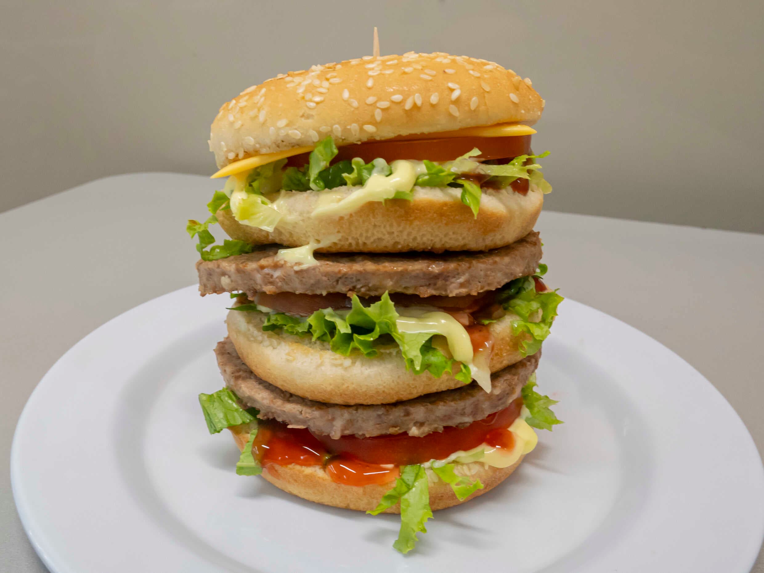 Hamburguesa Triple