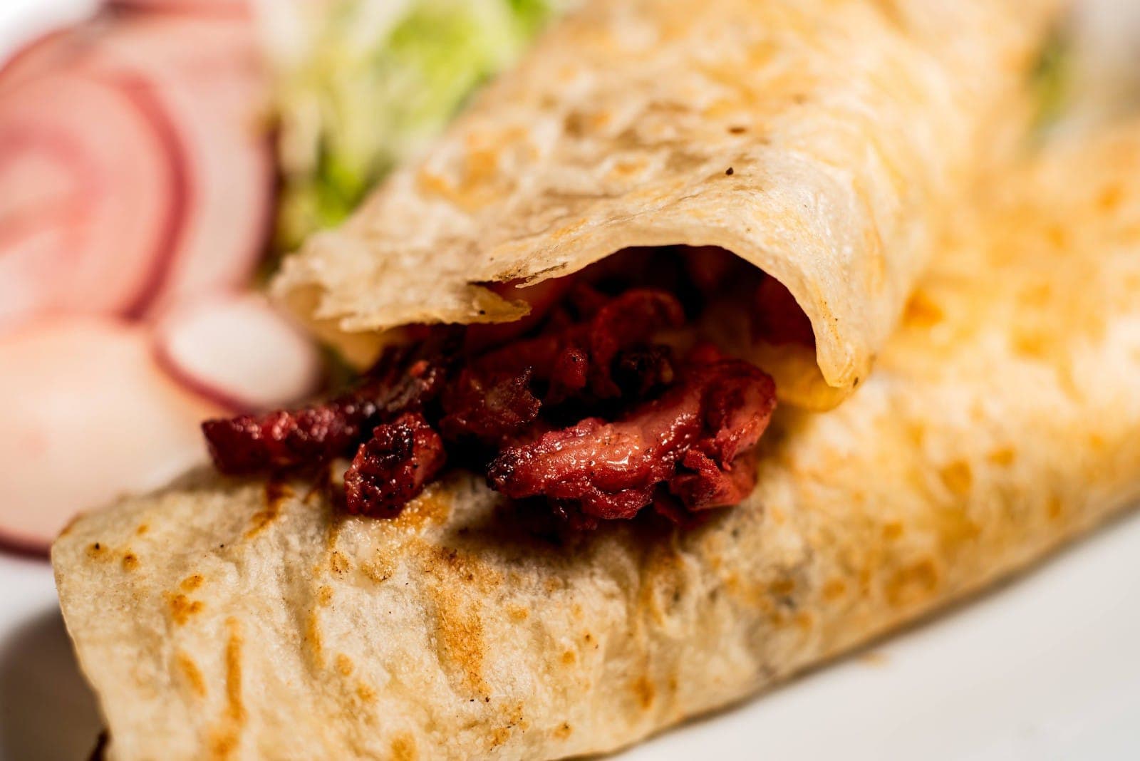 Taco de Harina de Pastor