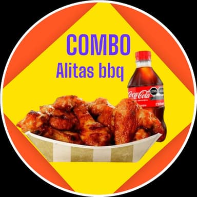 Combo  Alitas BBQ + Coca cola