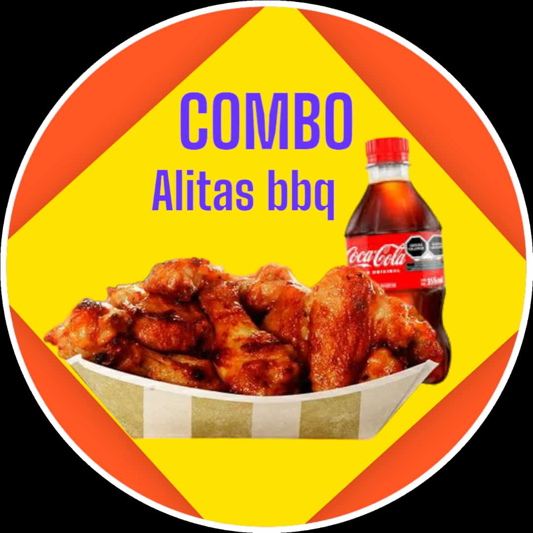 Combo  Alitas BBQ + Coca cola