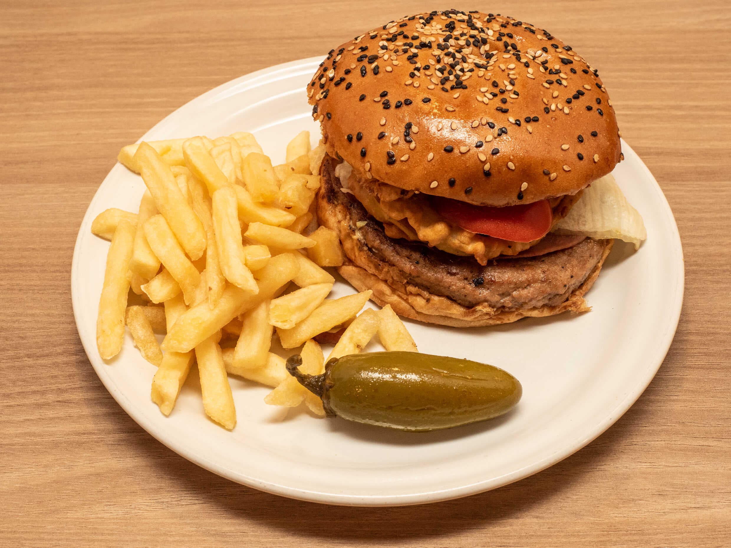 Hamburguesa de Arrachera