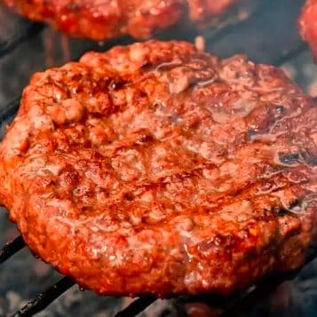 Porcion carne burger artesanal