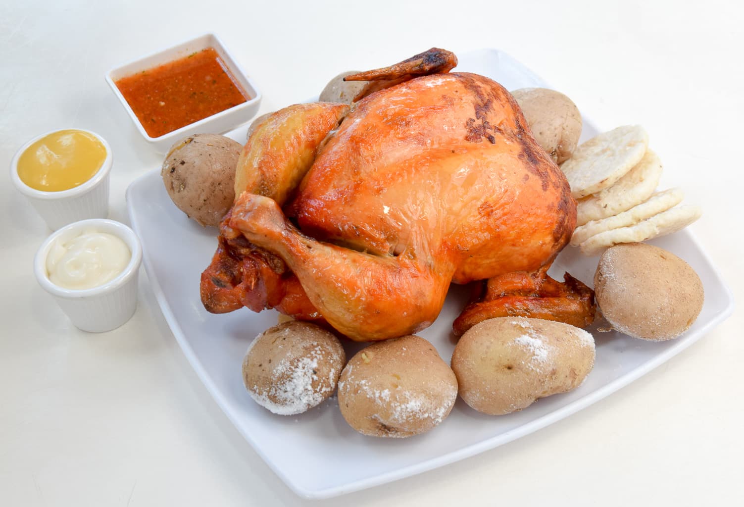 Pollo Asado + Papa Salada