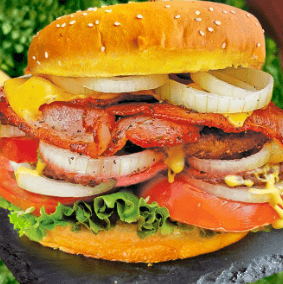 Hamburguesa con Tocineta