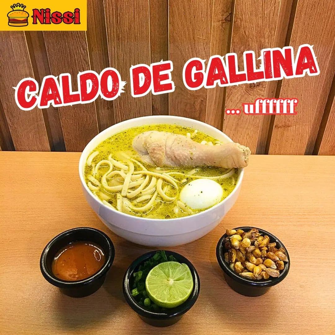 CALDO DE GALLINA + Tu bebida favorita