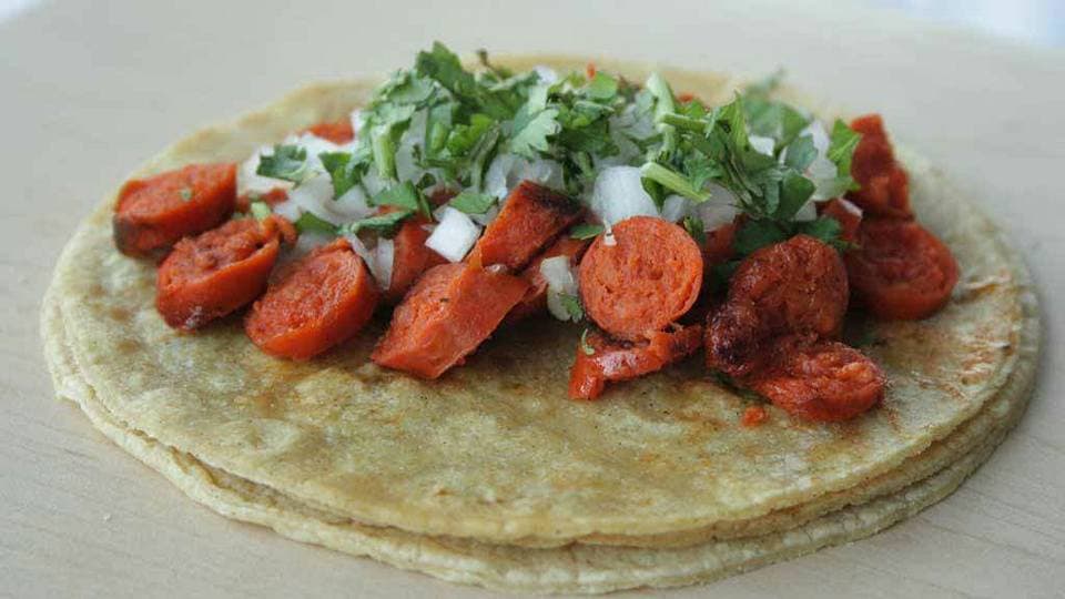 Taco de Chistorra con Queso