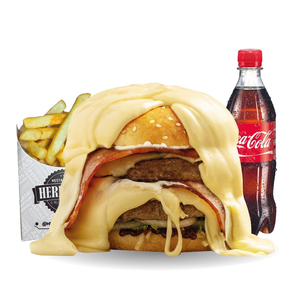 Combo Hamburguesa la 2D