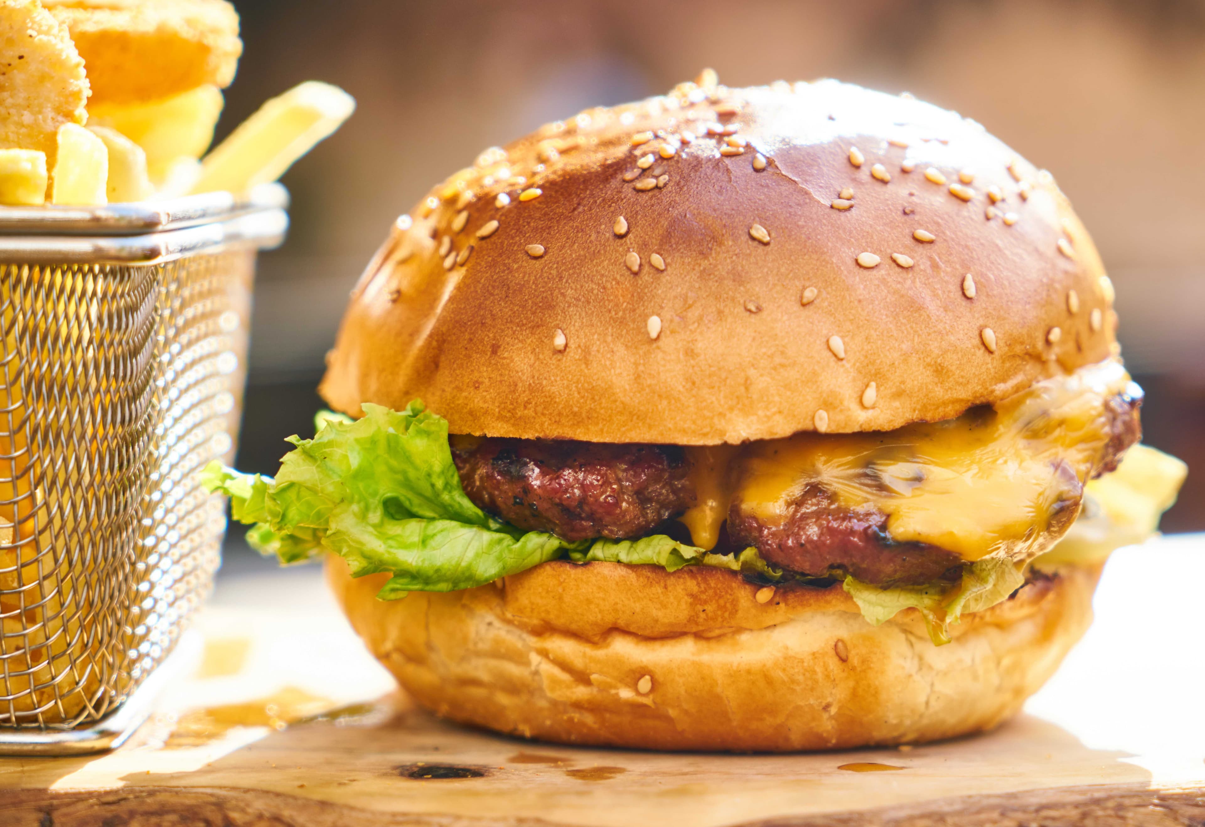 Hamburguesa Tres Quesos