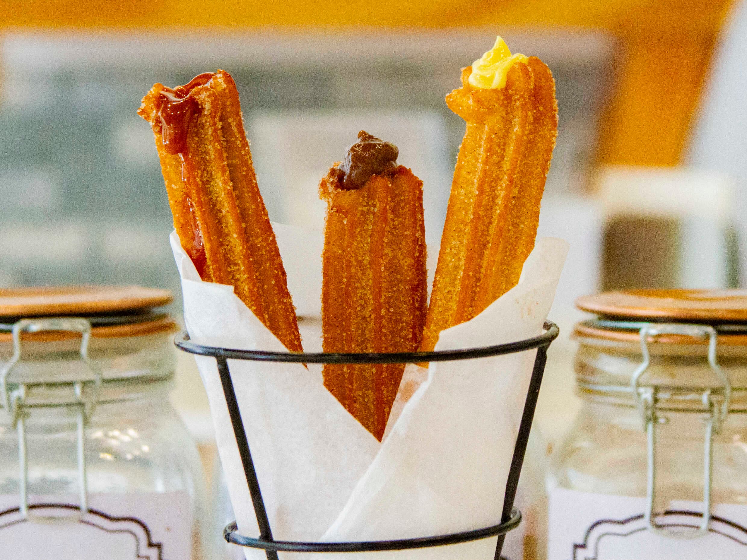 3 Piezas  Churros Rellenos