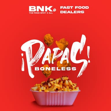 Papas con Boneless