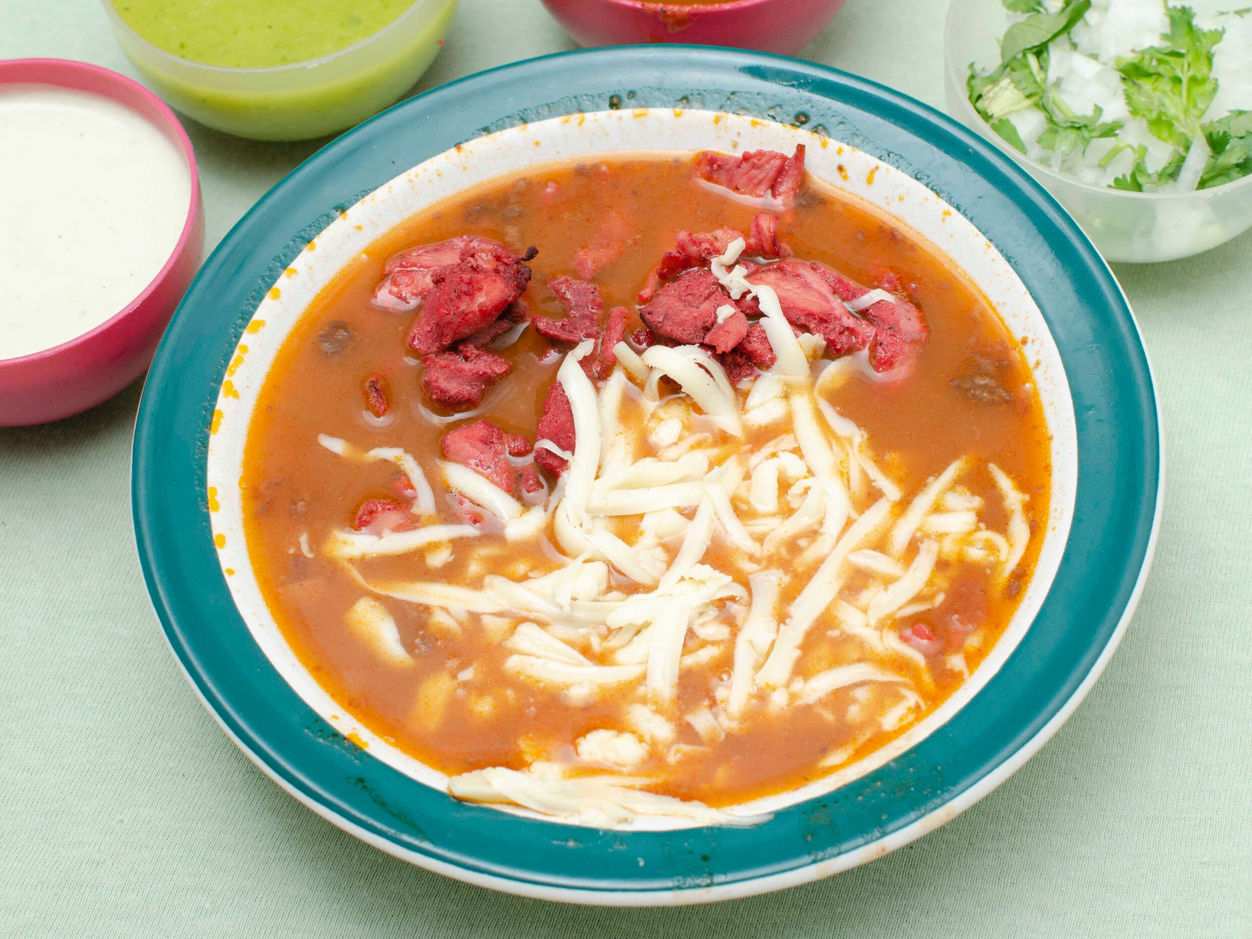 Orden Frijoles Charros Especiales Chuleta.
