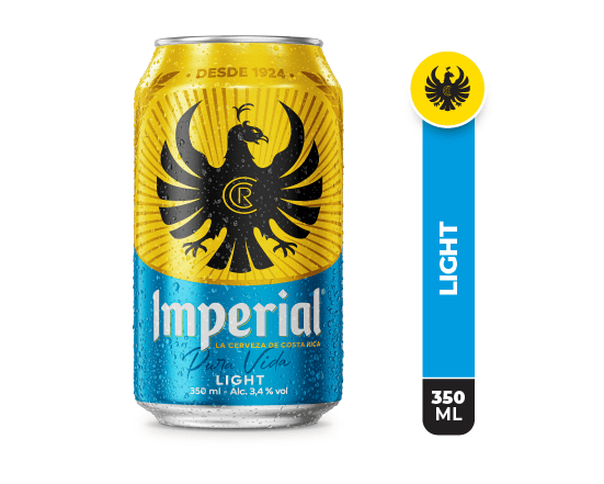 Cerveza Imperial Light Lata 350 ml
