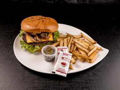 Mushroom Big Burger y Fries