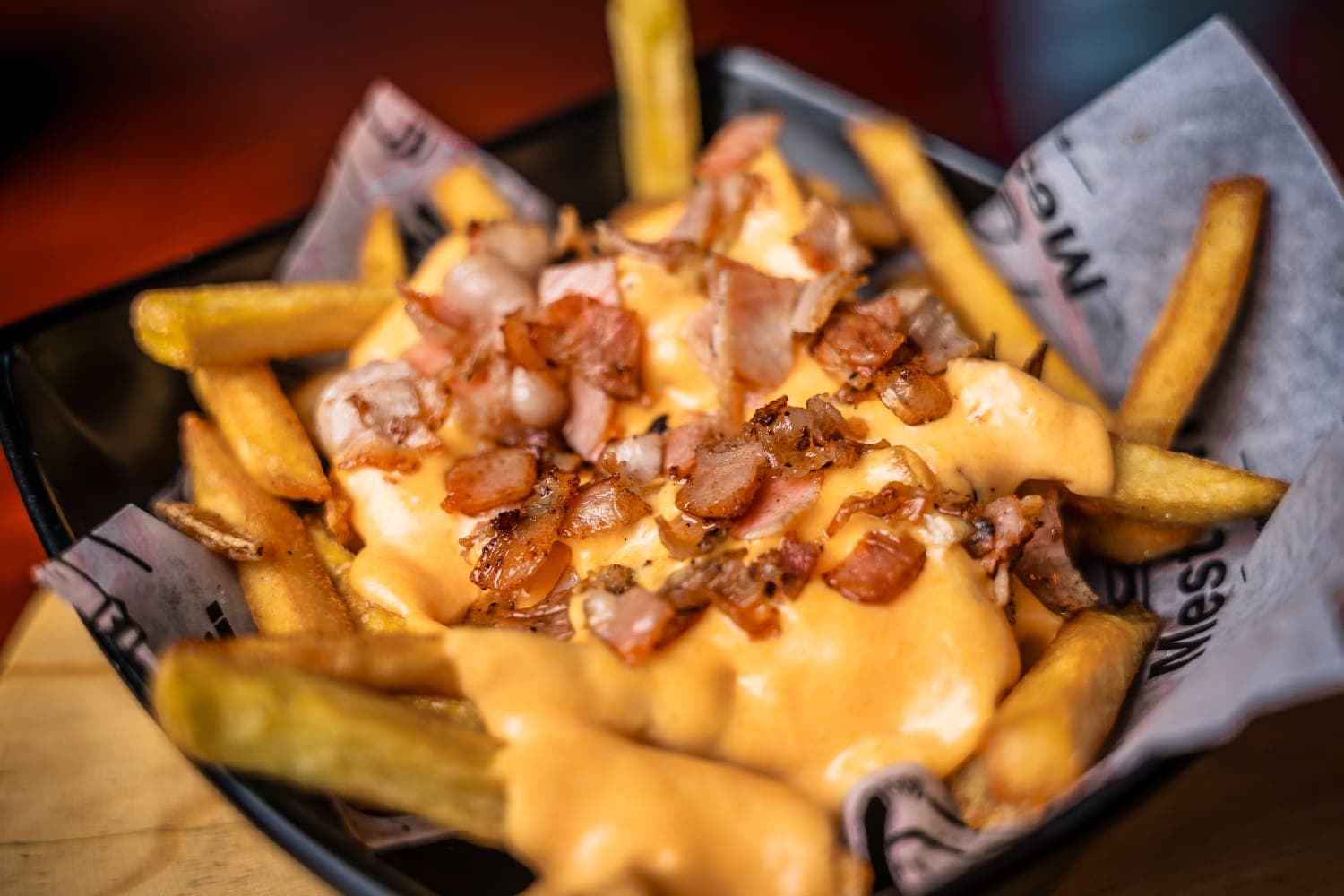 Papas Cheddar Bacón