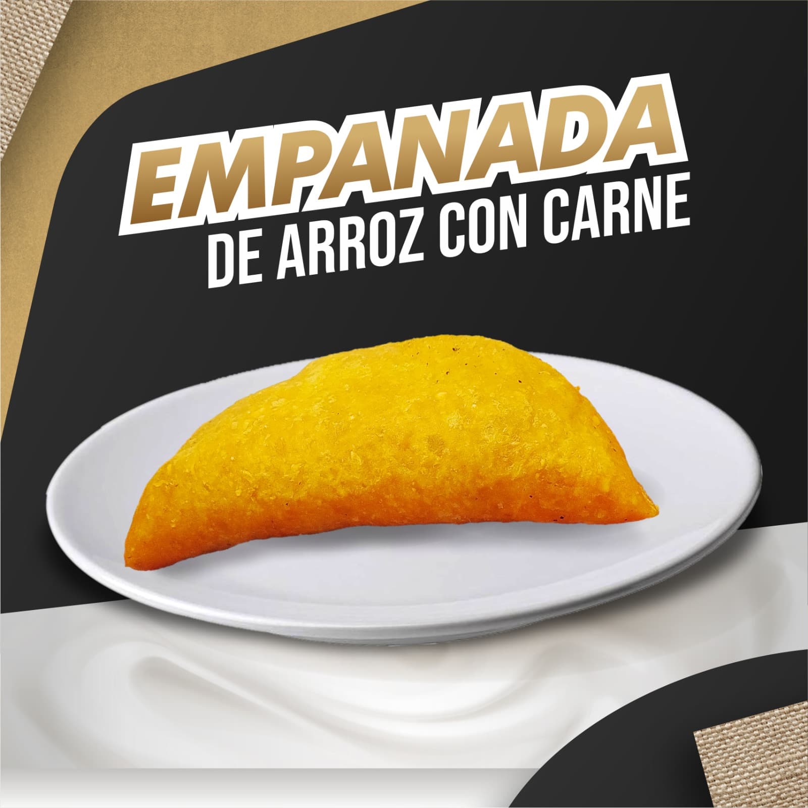 Empanada de Arroz con Carne