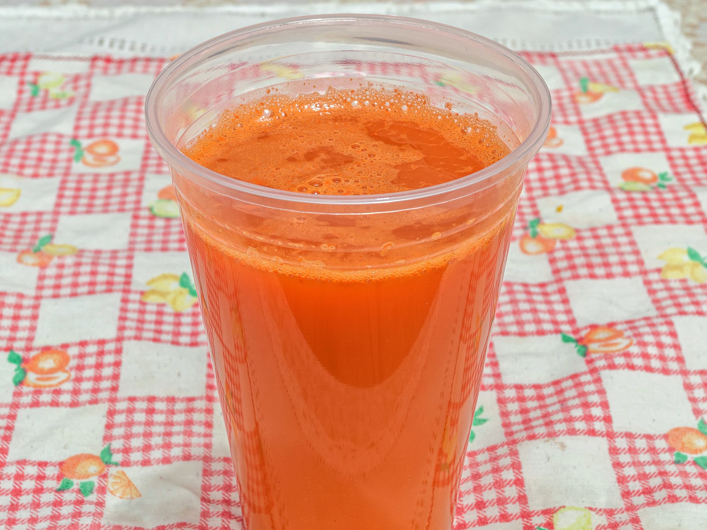 Jugo zanahoria