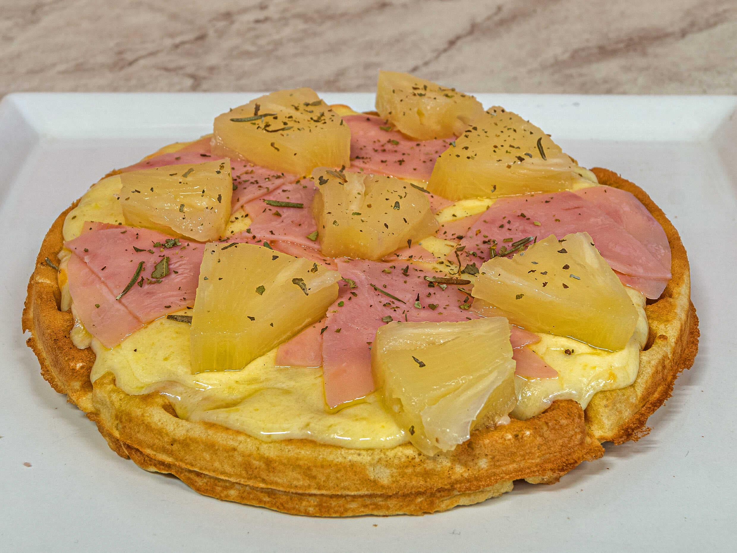Waffle de Hawái