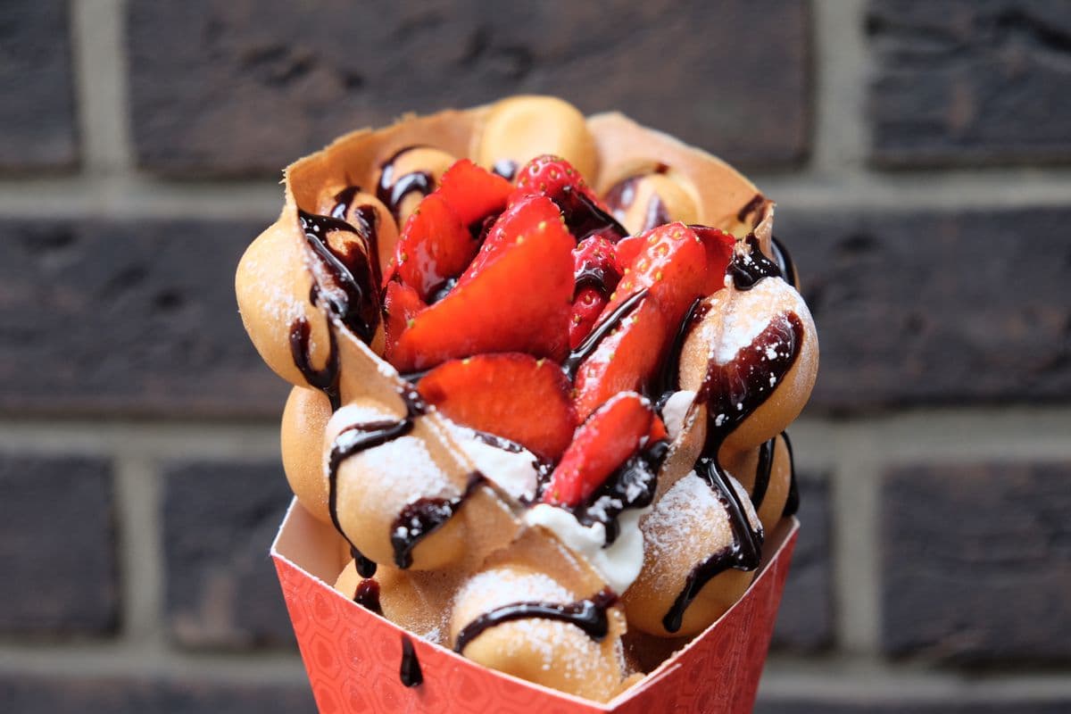 Bubble Waffles Berries