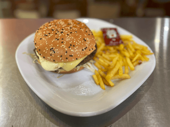 Hamburguesa 3 Quesos