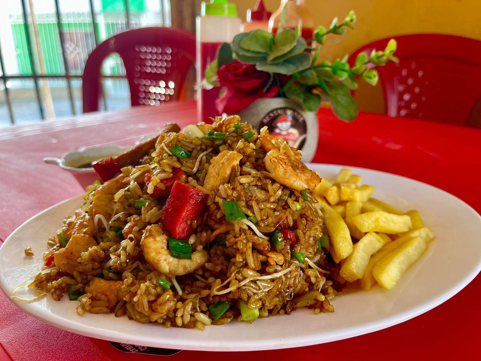 Arroz con Cerdo Mediano