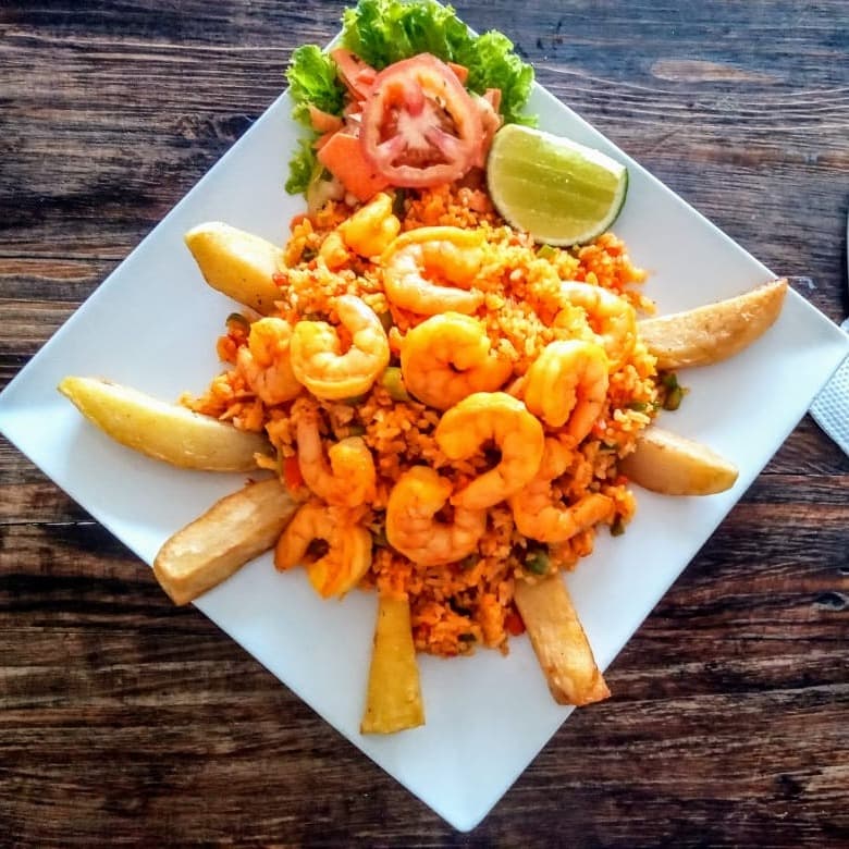 Arroz Camarones
