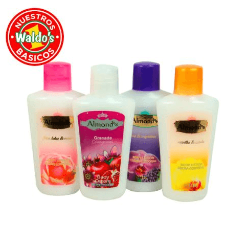 Mega Paquete con 4 Cremas Corporales Almonds