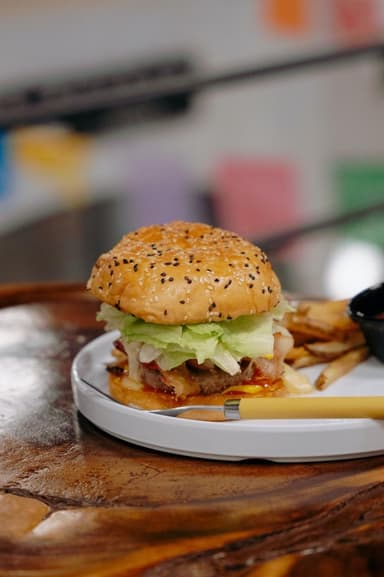 Hamburguesa con Papas