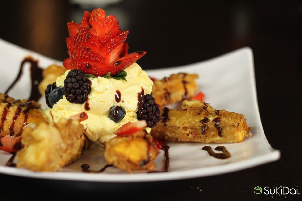 Banana tempura